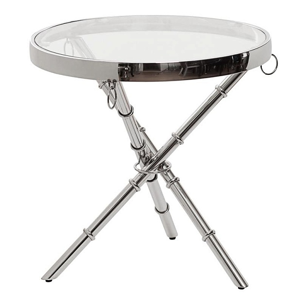 Журнальный стол Garda Decor 13RX6035-Silver изображение 1 Журнальный стол Garda Decor 13RX6035-Silver Фото № 1