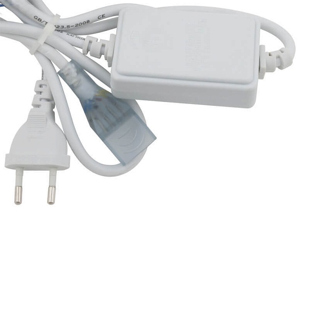 Шнур сетевой для светодиодной ленты Volpe UCX-Q220 SP4/B67-RGB White 1 Sticker 10968 фото 