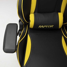 Игровое кресло AksHome Raptor желтый + черный, экокожа 45722 5