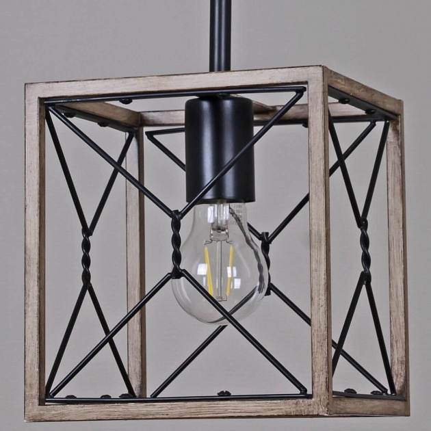 Подвесной светильник Illumico IL1008-1P-05 BK Wood изображение 3 Подвесной светильник Illumico IL1008-1P-05 BK Wood Фото № 3