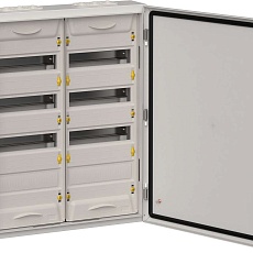 TITAN 5 Корпус металлический ЩРн-96 (2х48) 710х570х140мм IP54 серый IEK TI5-50-N-2X048-54-7035