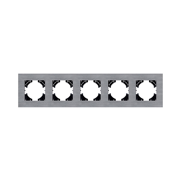 Рамка 5-постовая, серый Kollinger Reflex AL RA5GY Фото № 1