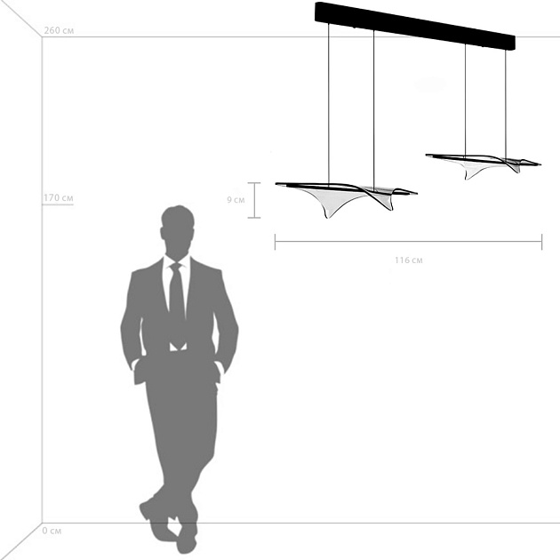 Подвесная светодиодная люстра Lightstar Varese 731323 Фото № 2