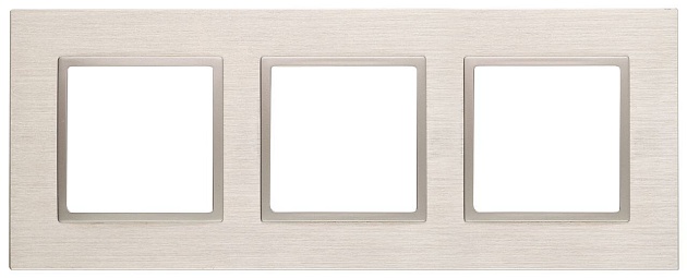 Рамка 3-постовая ЭРА Elegance 14-5203-04 Б0034554 Фото № 1