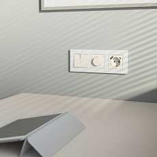 Розетка с заземлением, шторками и USB тип A+C Werkel айвори матовый W1171762 4690389213274 2