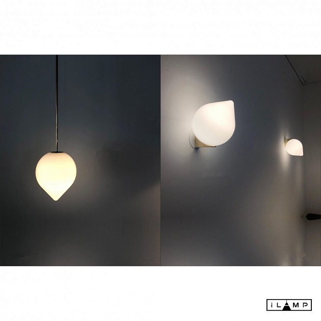 Бра iLamp Cento 9572W/1-D300 BR-WH изображение 2 Бра iLamp Cento 9572W/1-D300 BR-WH Фото № 2