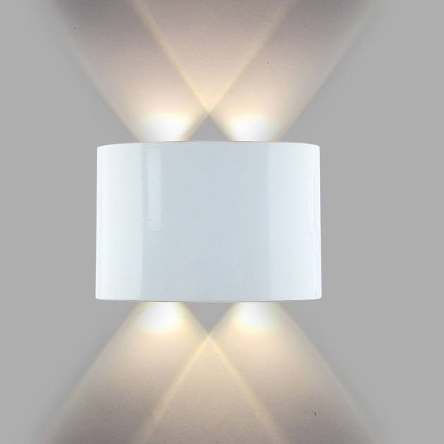 Настенный светодиодный светильник IMEX Cross IL.0014.0001-4 WH фото 4