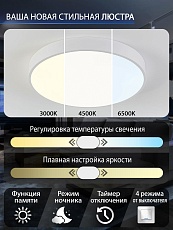Потолочный светодиодный светильник Natali Kovaltseva LED LAMPS 81112/5C 1