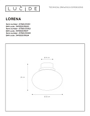 Потолочный светильник Lucide Lorena 03140/23/61 1