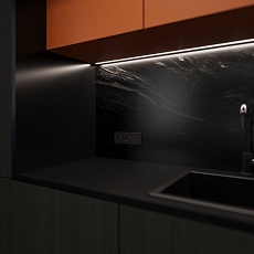 Клавиши для выключателя/переключателя двухклавишного, S70 Metal (антрацит) Voltum VLSM000312 3