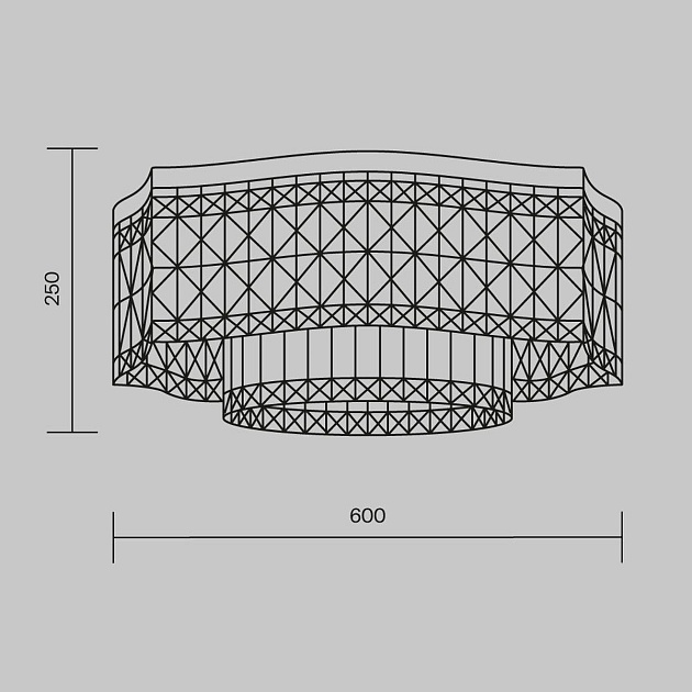 Потолочная люстра Maytoni Dune DIA005CL-10G Фото № 2