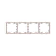 Рамка 4-постовая, кашемир матовый Kollinger Eclipse EC4CM