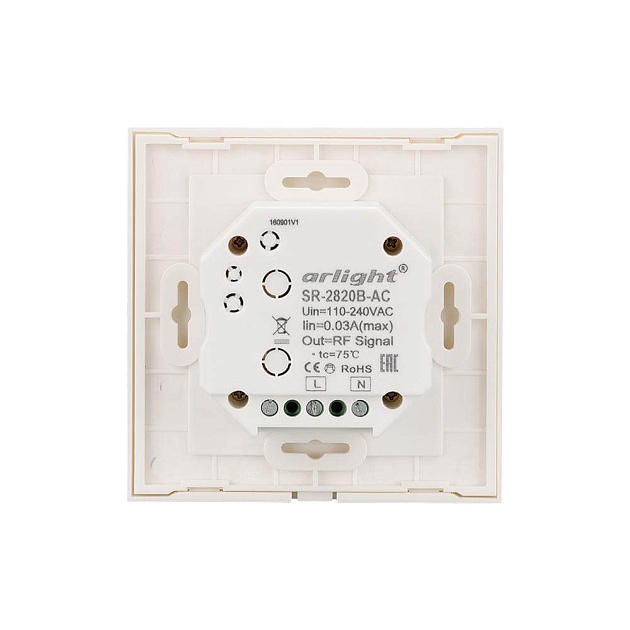 Панель управления Arlight Sens SR-2820B-AC-RF-IN White 021038 Фото № 3
