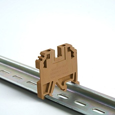 Зажим наборный изолированный (винтовой) ЗНИ - 4,0 (JXB4), бежевый Stekker 39934 3