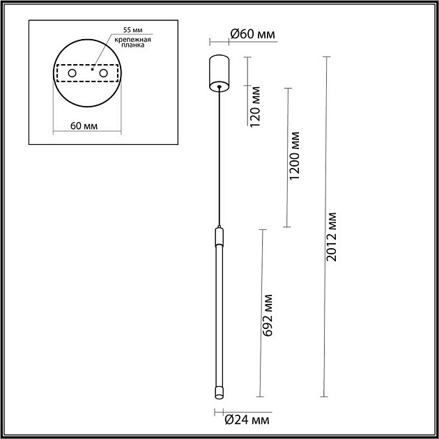 Подвесной светодиодный светильник Odeon Light Anta 4392/14L Фото № 4