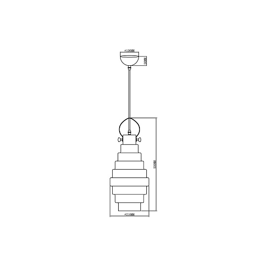 Подвесной светильник Vele Luce Genio VL5402P11 Фото № 5