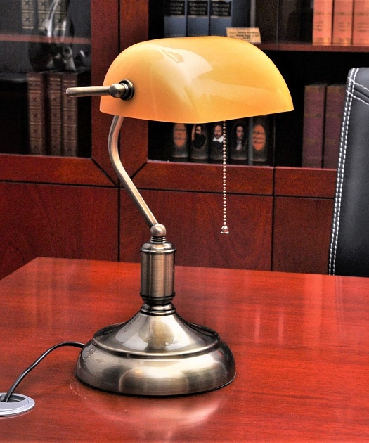 Настольная лампа Lumina Deco Banker LDT 305 YL фото 2