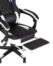 Игровое кресло Stool Group Virage черное с белым BURGENDY YKC 5