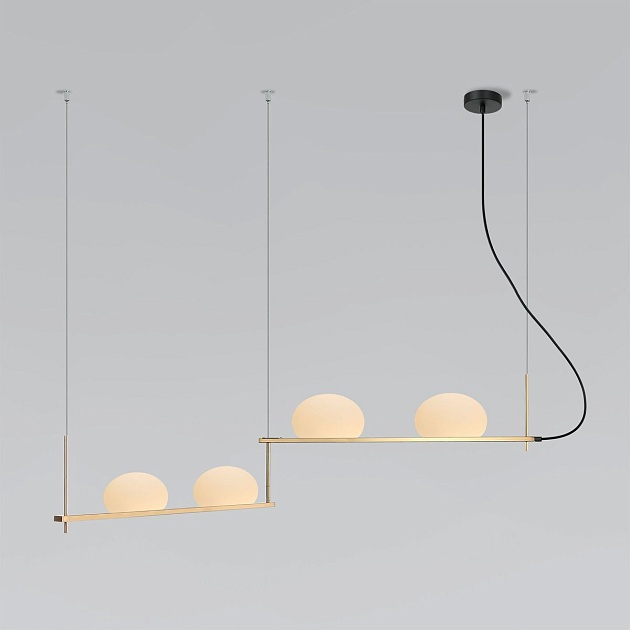 Подвесной светильник Eurosvet Stair 70145/4 латунь Фото № 1