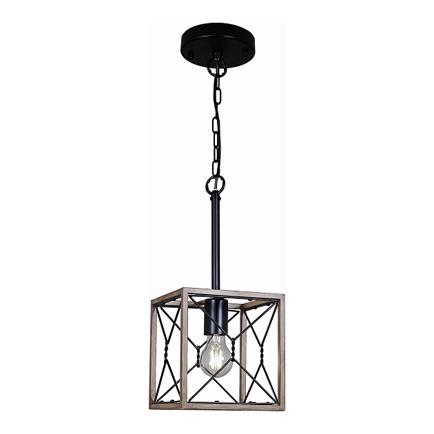Подвесной светильник Illumico IL1008-1P-05 BK Wood изображение 1 Подвесной светильник Illumico IL1008-1P-05 BK Wood Фото № 1