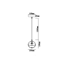 Подвесной светильник Vele Luce Broadway VL5362P21 4