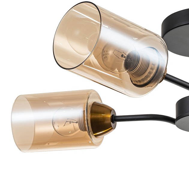 Потолочная люстра Escada Vertigo 1131/4P Black/Gold изображение 3 Потолочная люстра Escada Vertigo 1131/4P Black/Gold Фото № 3