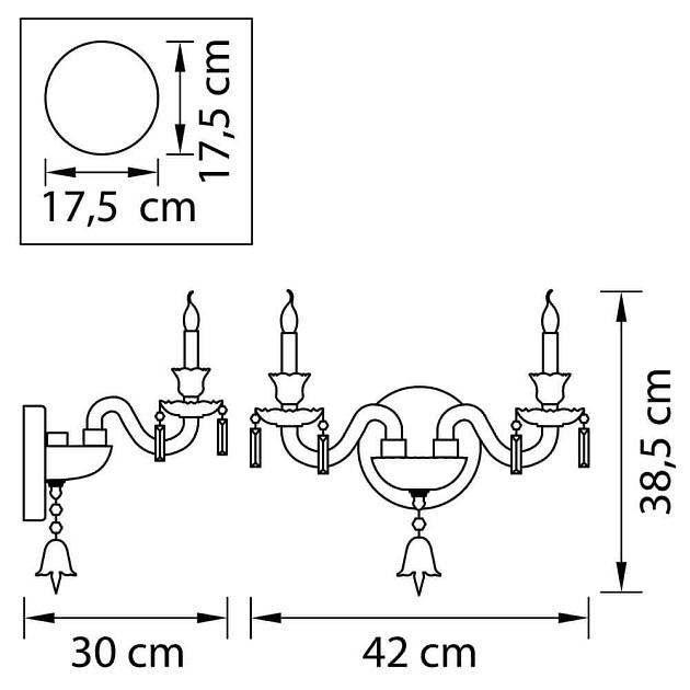 Бра Osgona Campana 716624 фото 2