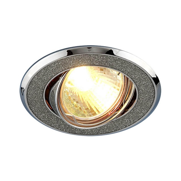 Встраиваемый светильник Elektrostandard 611 MR16 SL серебряный блеск/хром a032242 фото 