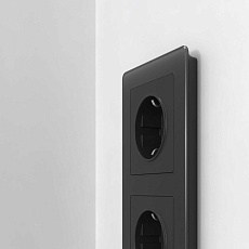 Рамка Werkel Acrylic на 2 поста черный W0022708 4690389184857 3