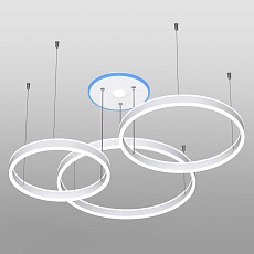 Подвесная светодиодная люстра Citilux Дуэт Смарт CL719A700 RBG Белый 2