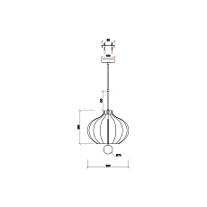 Подвесной светильник Vele Luce Bianco VL5714P41 4