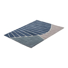 Ковер Tkano из хлопка с рисунком Tea plantation серого цвета из коллекции Terra, 160х230 см TK22-DR0011 1