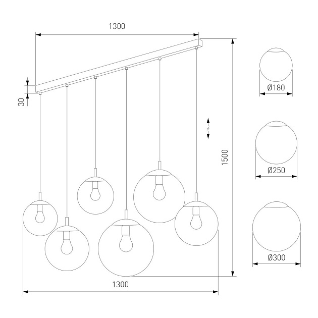 Подвесной светильник TK Lighting 4797 Esme Фото № 2