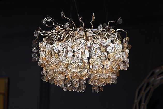 Подвесная люстра Garda Decor Монетки 86-8016/600 изображение 3 Подвесная люстра Garda Decor Монетки 86-8016/600 Фото № 3