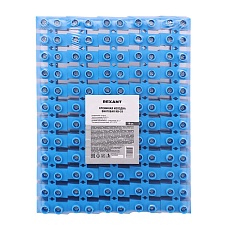 Клеммная винтовая колодка KВ-25 10-25, ток 60 A, полипропилен синий REXANT (10 шт./уп.) 07-5025-4 1