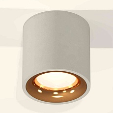 Комплект накладного светильника Ambrella light Techno Spot XS7533024 SGR/PYG серый песок/золото желтое полированное (C7533, N7014) 2