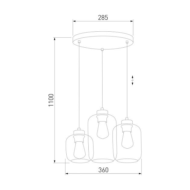 Подвесная люстра TK Lighting 3325 Marco Green Фото № 2