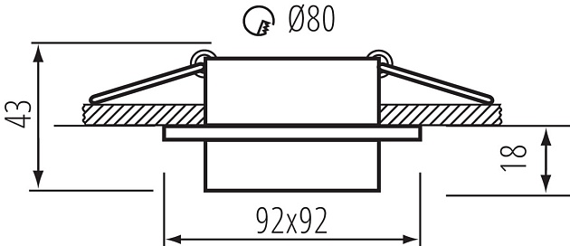 Точечный светильник Kanlux LONVI DSL W/W 35740 Фото № 3