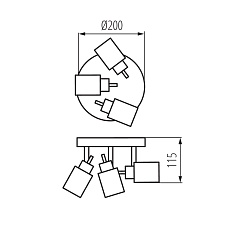 Спот Kanlux EVELI EL-3O 29102 2