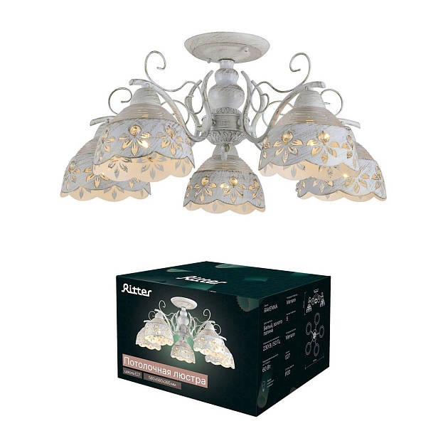 Потолочная люстра Ritter Ravenna 52513 4 Фото № 2