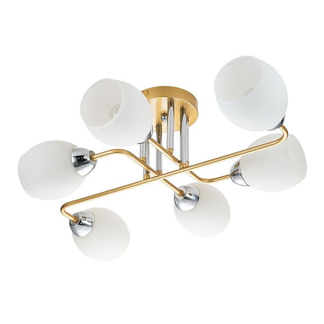 Потолочная люстра Escada Hope 1132/6P Gold изображение 1 Потолочная люстра Escada Hope 1132/6P Gold Фото № 1