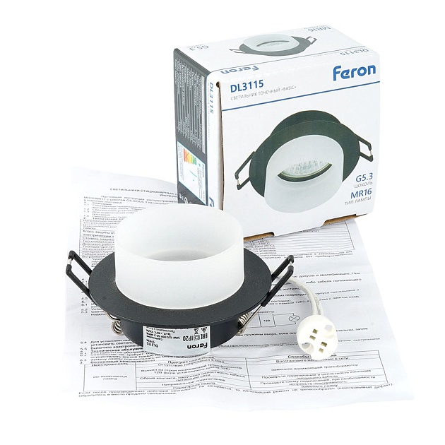 Встраиваемый светильник Feron DL3115 51934 изображение 10 Встраиваемый светильник Feron DL3115 51934 Фото № 10