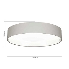 Потолочный светодиодный светильник Evoluce Brescia SLE300512-01 1