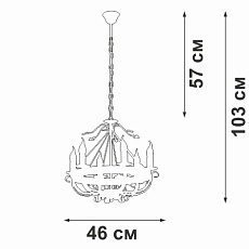 Подвесная люстра Vitaluce V1161-0/6 2