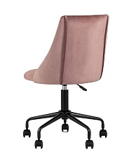 Поворотное кресло Stool Group Сиана велюр розовый CIAN ROSE 4