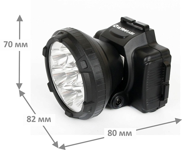 Налобный светодиодный фонарь Ultraflash Headlite аккумуляторный 90х75 30 лм LED5362 11256 фото 4