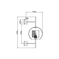 Бра Vele Luce Coro VL5524W41 4