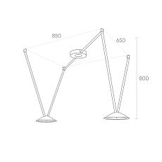 Комплект ременной трековой системы Denkirs Belty Set DK55SET03-01-DG 1