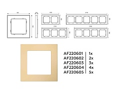 Рамка AMBRELLA VOLT AF220602 1