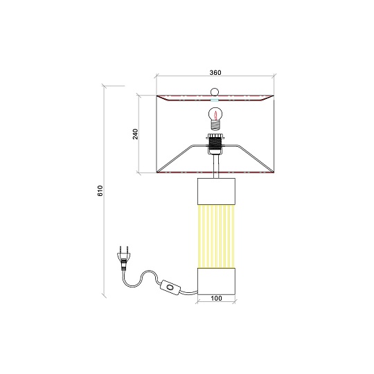 Настольная лампа Vele Luce Rainbow VL5744N01 изображение 5 Настольная лампа Vele Luce Rainbow VL5744N01 Фото № 5